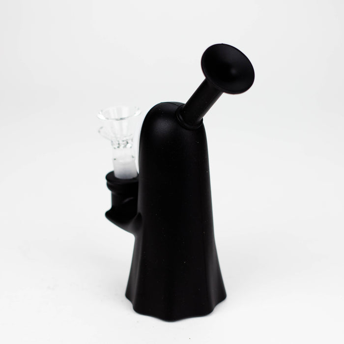 6.5" Ghost Face Water Pipe [YS-609] | Jupiter Grass