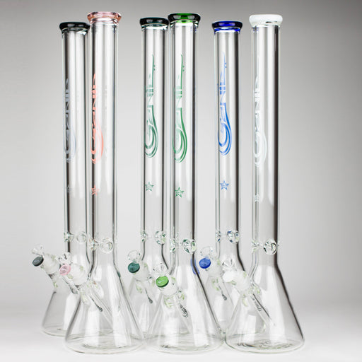 GENIE | 22" 9 mm Beaker Glass Bong [GE1003] | Jupiter Grass