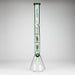 GENIE | 24" 9mm Triple Percolator Beaker Glass Bong [GB1907] | Jupiter Grass