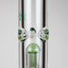 GENIE | 24" 9mm Triple Percolator Beaker Glass Bong [GB1907] | Jupiter Grass