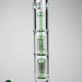GENIE | 24" 9mm Triple Percolator Beaker Glass Bong [GB1907] | Jupiter Grass