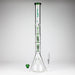 GENIE | 24" 9mm Triple Percolator Beaker Glass Bong [GB1907] | Jupiter Grass