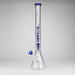 GENIE | 24" 9mm Triple Percolator Beaker Glass Bong [GB1907] | Jupiter Grass