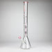 GENIE | 24" 9mm Triple Percolator Beaker Glass Bong [GB1907] | Jupiter Grass