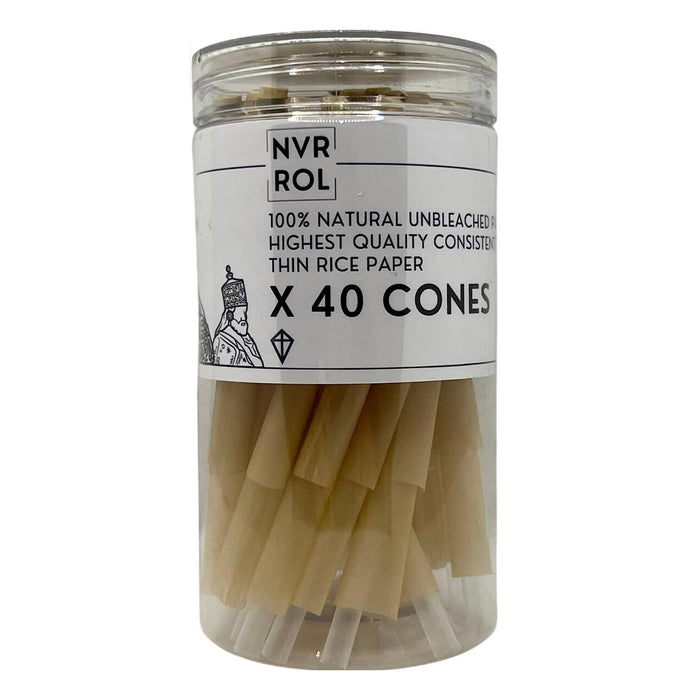Kiteman | Unbleached Natural Rice Paper Cone -Medium Size -X40 Cones | Jupiter Grass