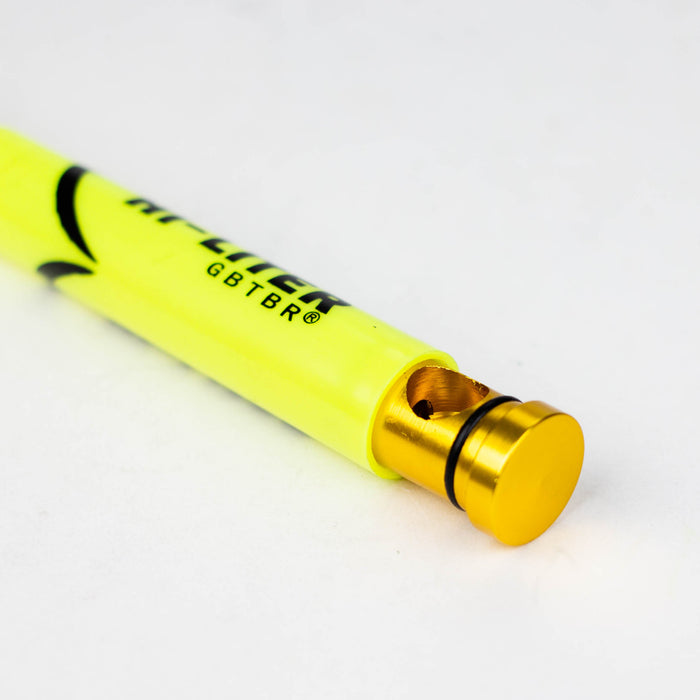 5.2" Discreet Hi Liter Marker Shape Aluminum Smoking Pipe [RT-16] | Jupiter Grass