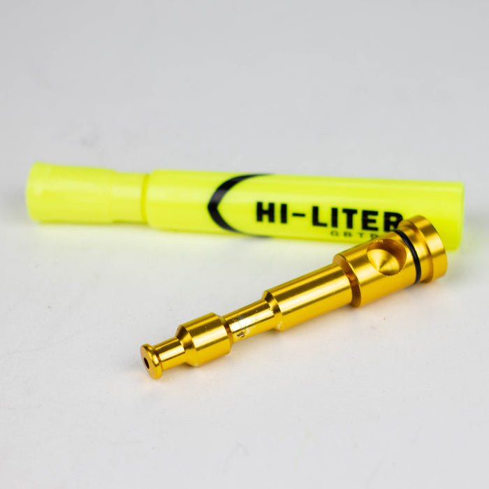 5.2" Discreet Hi Liter Marker Shape Aluminum Smoking Pipe [RT-16] | Jupiter Grass