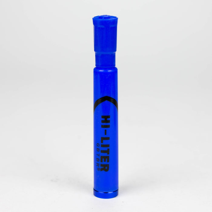 5.2" Discreet Hi Liter Marker Shape Aluminum Smoking Pipe [RT-16] | Jupiter Grass