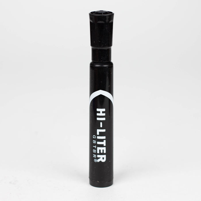 5.2" Discreet Hi Liter Marker Shape Aluminum Smoking Pipe [RT-16] | Jupiter Grass