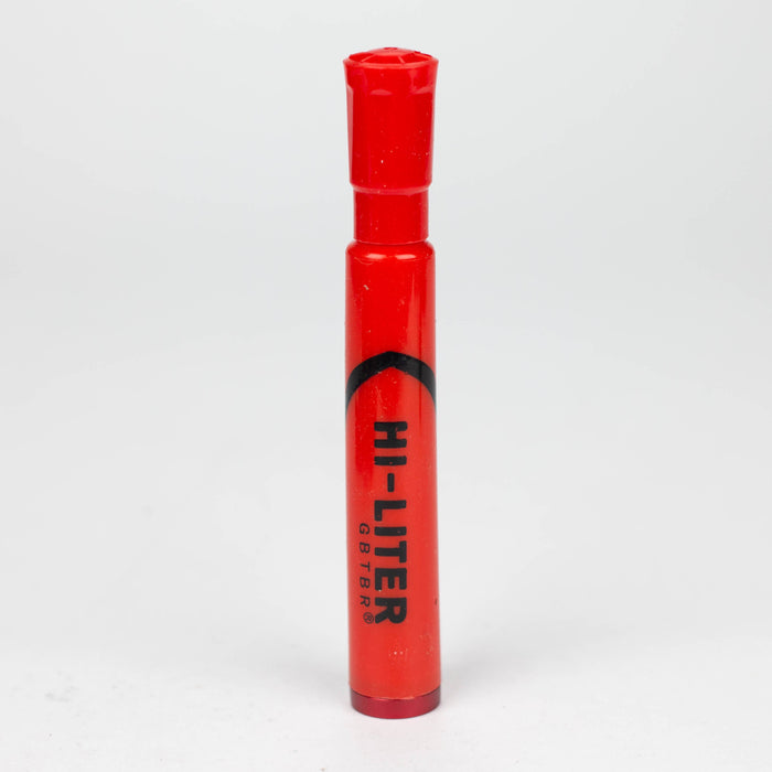 5.2" Discreet Hi Liter Marker Shape Aluminum Smoking Pipe [RT-16] | Jupiter Grass