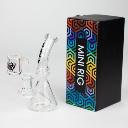 Xtreme | 5" Oil Rig with quartz banger [R002] | Jupiter Grass