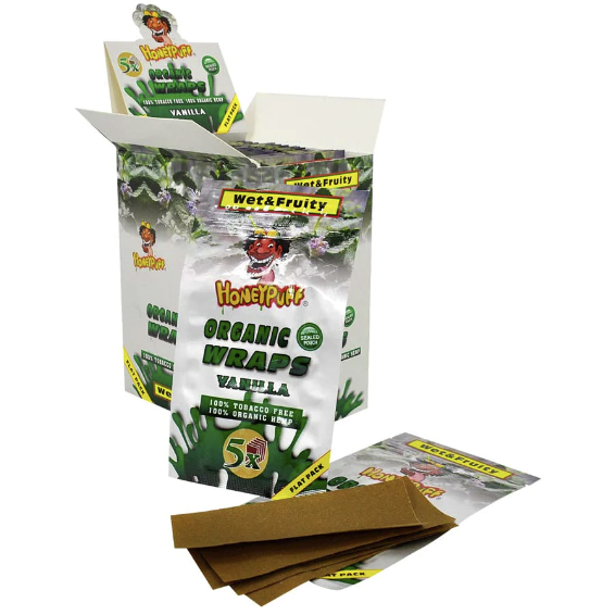 Honey Puff | Organic Flavored Hemp Wrap Boxes of 50 [P810XX]