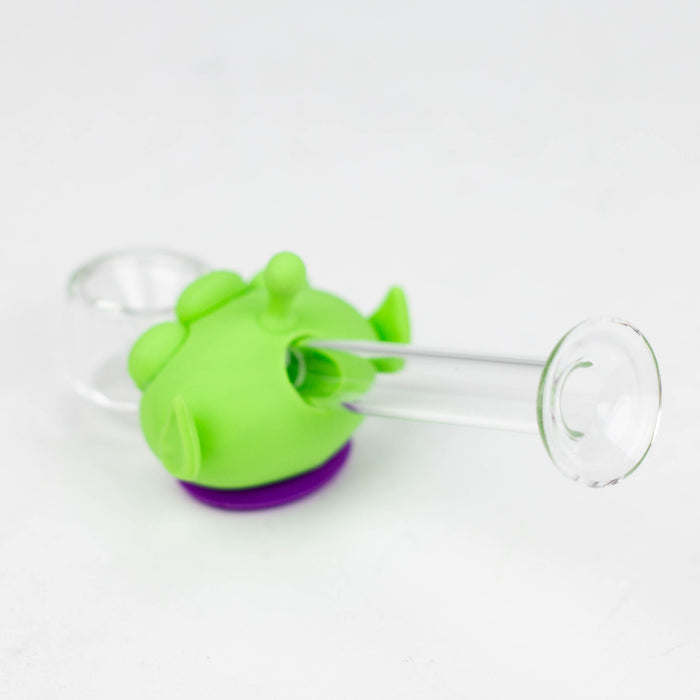 4" Alien Glass hand pipe [YS-805] | Jupiter Grass