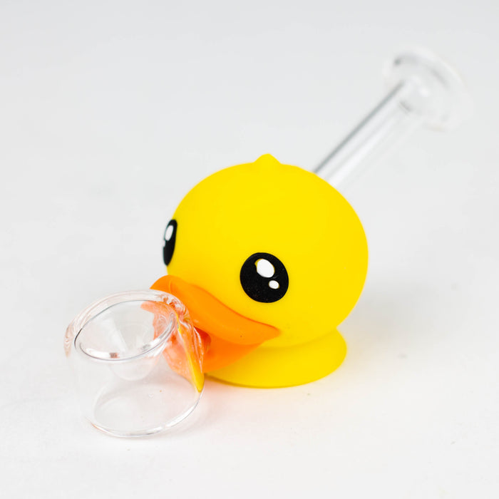 4" Duck Glass hand pipe [YS-142] | Jupiter Grass