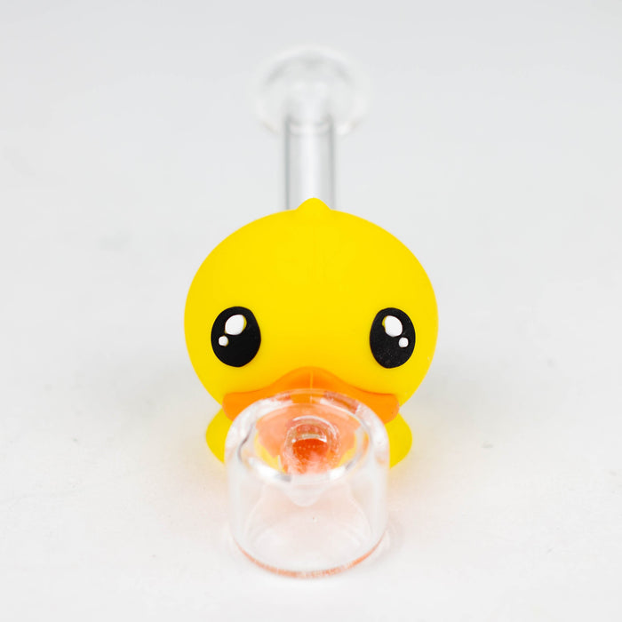 4" Duck Glass hand pipe [YS-142] | Jupiter Grass