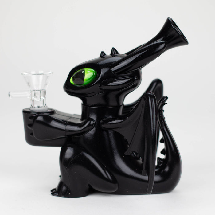 5.5" Black Dragon Water Pipe [YS-237] | Jupiter Grass
