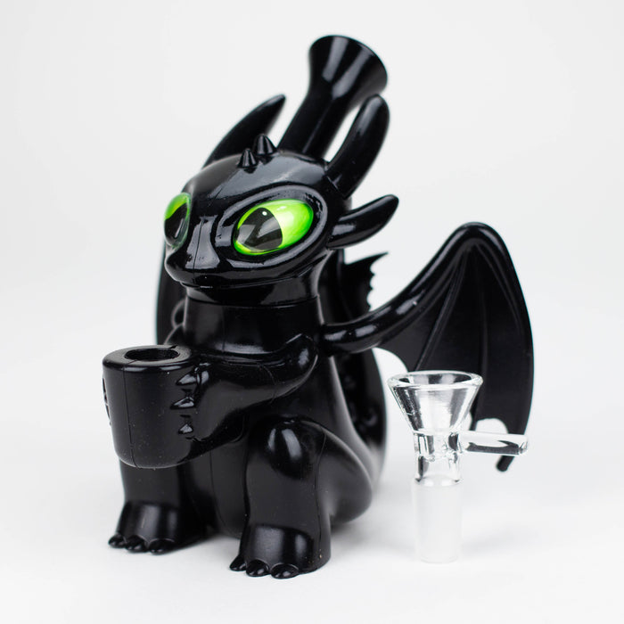 5.5" Black Dragon Water Pipe [YS-237] | Jupiter Grass