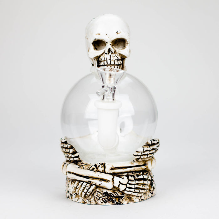 7.5" Resin Skull Ball Water pipe | Jupiter Grass