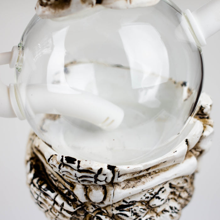 7.5" Resin Skull Ball Water pipe | Jupiter Grass