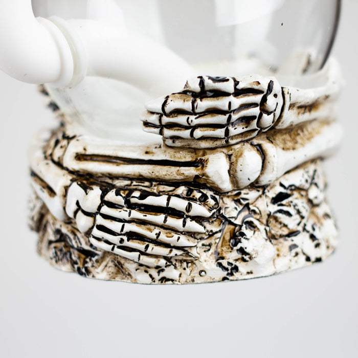 7.5" Resin Skull Ball Water pipe | Jupiter Grass