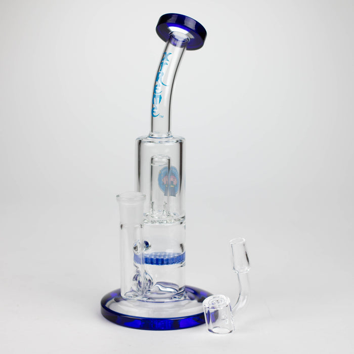 Xtreme | 8" Dual Functions rig with quartz banger [AK908] | Jupiter Grass