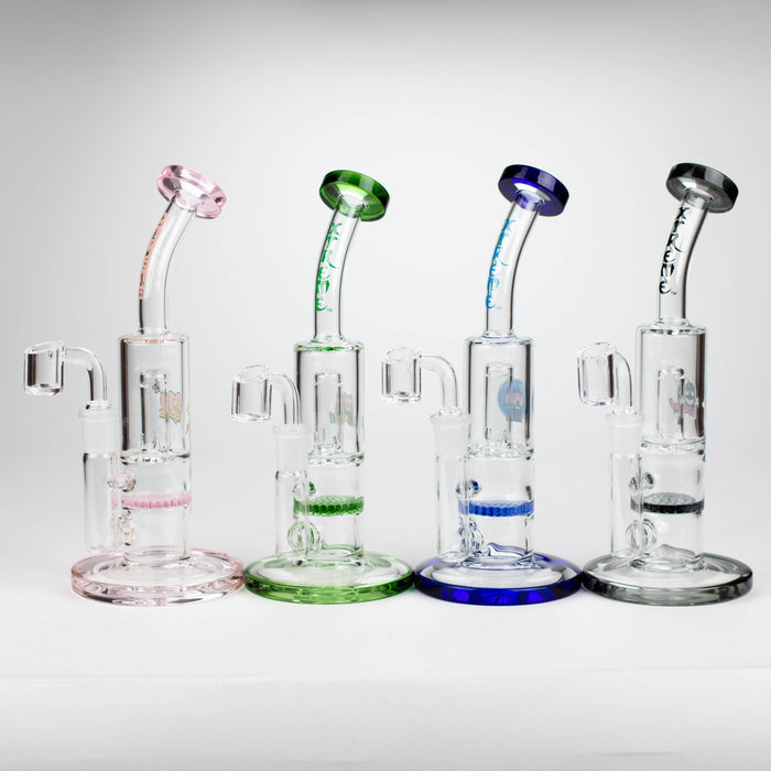 Xtreme | 8" Dual Functions rig with quartz banger [AK908] | Jupiter Grass