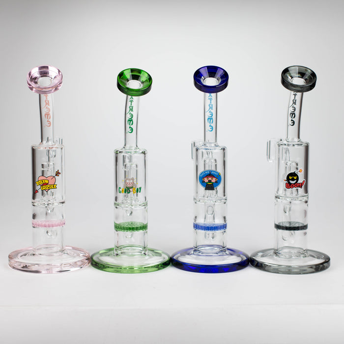 Xtreme | 8" Dual Functions rig with quartz banger [AK908] | Jupiter Grass