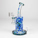 Z8" Color accented Rig With Banger and Bowl | Jupiter Grass
