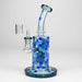 Z8" Color accented Rig With Banger and Bowl | Jupiter Grass