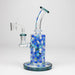 Z8" Color accented Rig With Banger and Bowl | Jupiter Grass