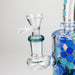 Z8" Color accented Rig With Banger and Bowl | Jupiter Grass