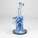 Z8" Color accented Rig With Banger and Bowl | Jupiter Grass