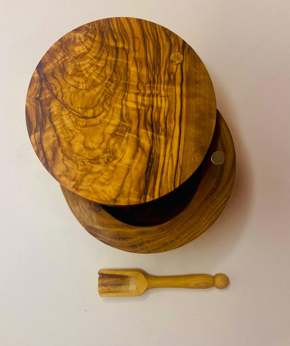 VOW | Olive Wood Jar-Magnetic Lid-Doozer | Jupiter Grass
