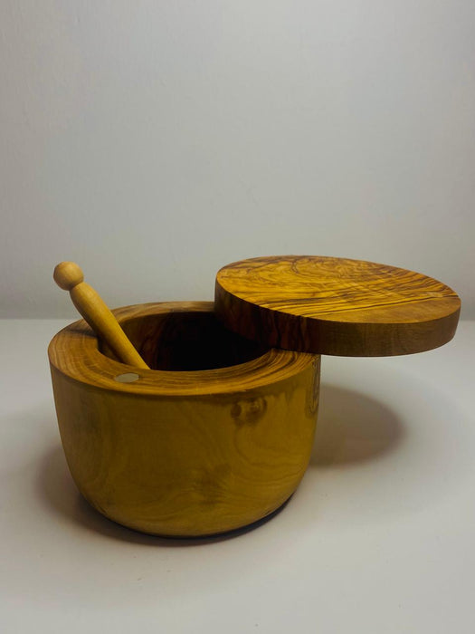 VOW | Olive Wood Jar-Magnetic Lid-Doozer | Jupiter Grass