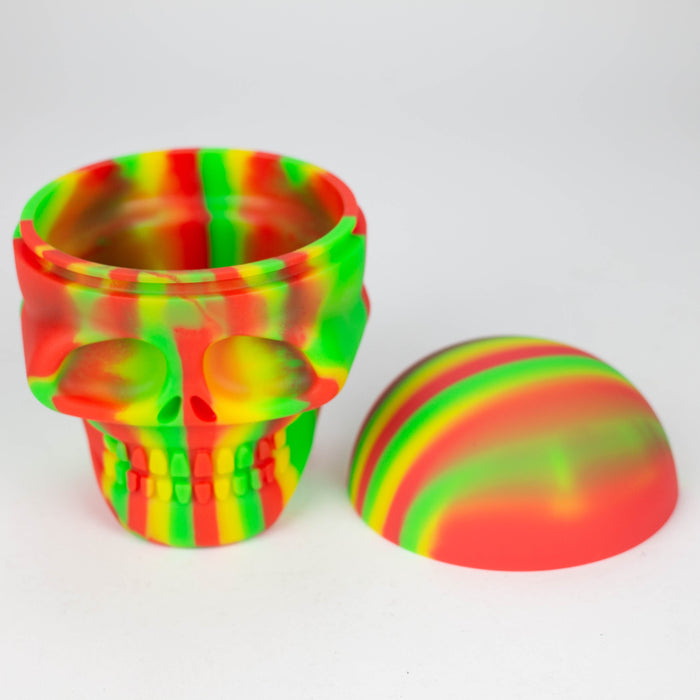 Skull Silicone Stash JAR - 500ml - Assorted | Jupiter Grass