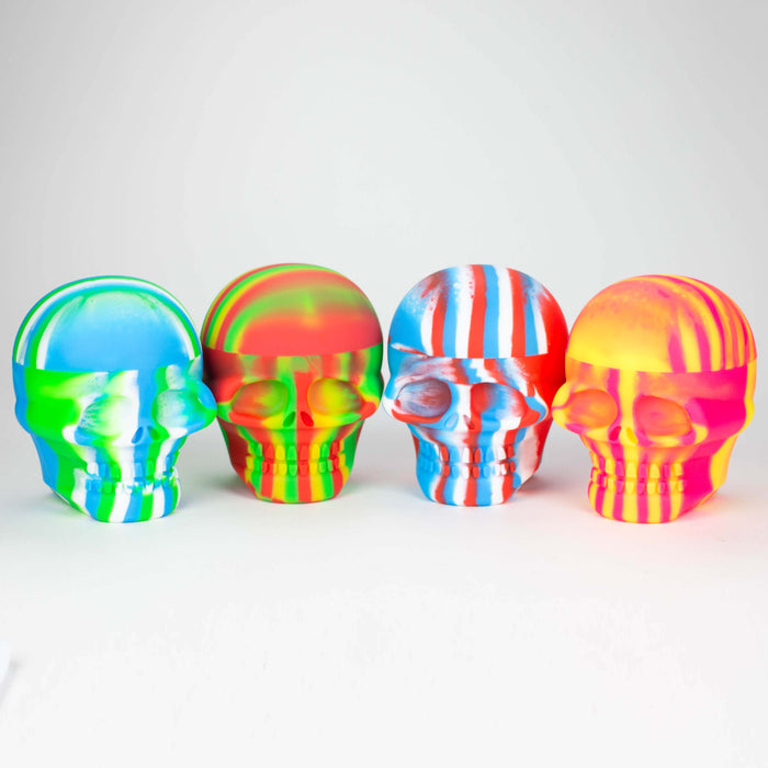 Skull Silicone Stash JAR - 500ml - Assorted | Jupiter Grass