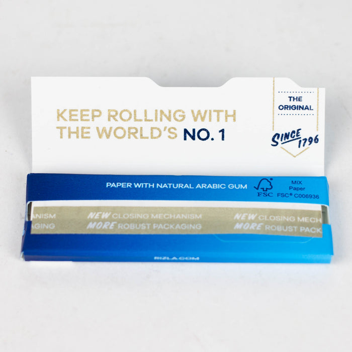 Rizla | Thin Blue single wide size Box of 100 | Jupiter Grass
