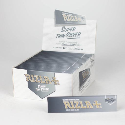 Rizla | Super Thin Silver king size Box of 50 | Jupiter Grass