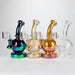 Z7" Solid Color Electroplate Rig with Banger and Bowl | Jupiter Grass