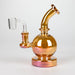 Z7" Solid Color Electroplate Rig with Banger and Bowl | Jupiter Grass