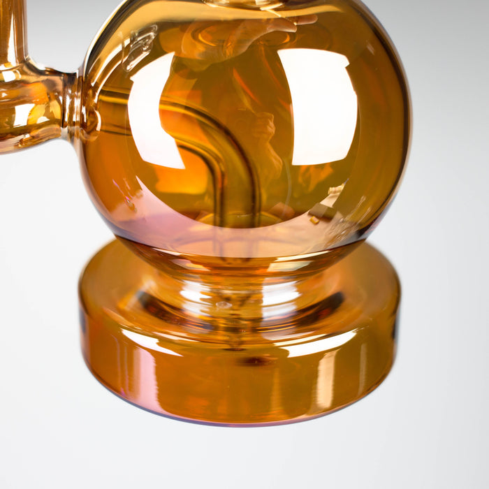 Z7" Solid Color Electroplate Rig with Banger and Bowl | Jupiter Grass