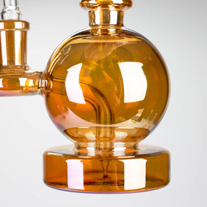 Z7" Solid Color Electroplate Rig with Banger and Bowl | Jupiter Grass