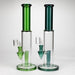 Z12" Color Accented Glass Rig With Banger and Bowl | Jupiter Grass