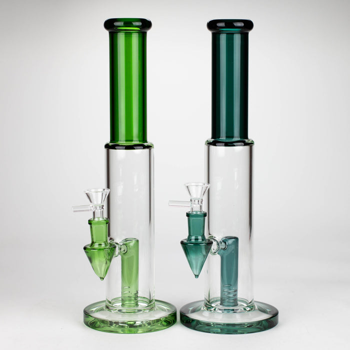 Z12" Color Accented Glass Rig With Banger and Bowl | Jupiter Grass