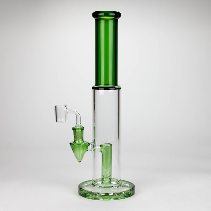 Z12" Color Accented Glass Rig With Banger and Bowl | Jupiter Grass
