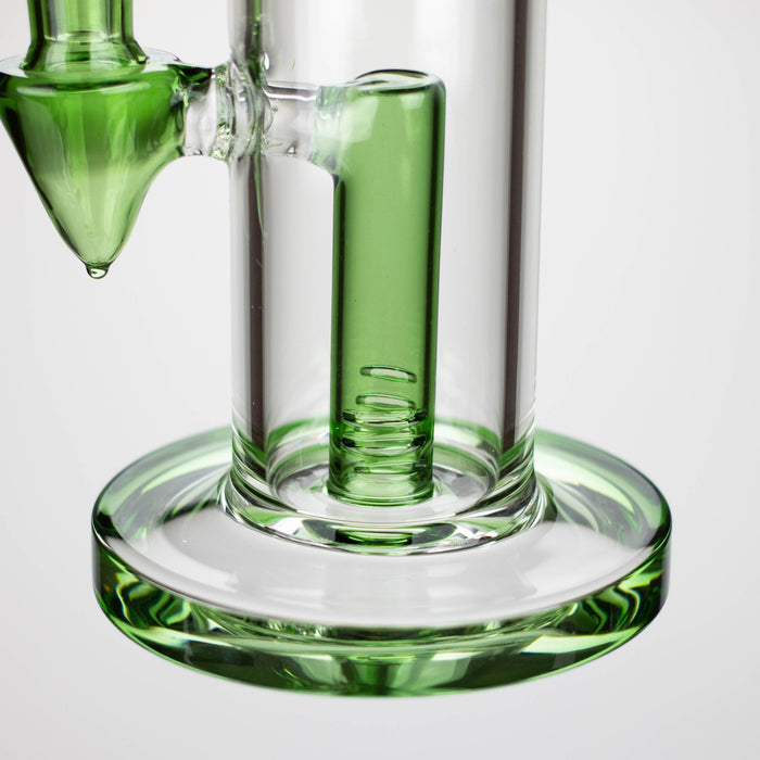 Z12" Color Accented Glass Rig With Banger and Bowl | Jupiter Grass