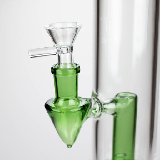 Z12" Color Accented Glass Rig With Banger and Bowl | Jupiter Grass