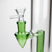 Z12" Color Accented Glass Rig With Banger and Bowl | Jupiter Grass