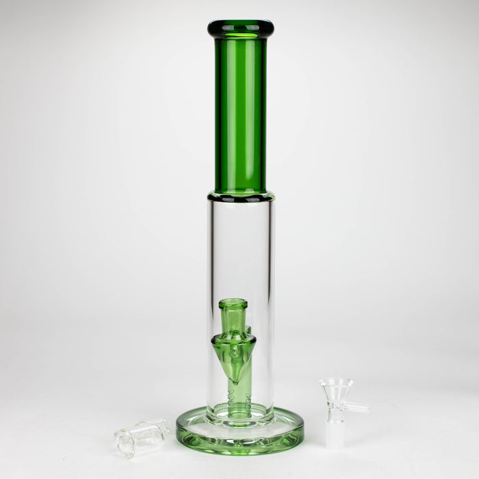 Z12" Color Accented Glass Rig With Banger and Bowl | Jupiter Grass