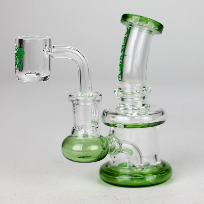 Xtreme | 4.5" Oil Rig with quartz banger [R027] | Jupiter Grass